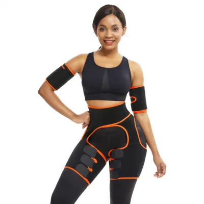 Neue Frauen Fett Bauch Kontrolle Hohe Taille Taille und Oberschenkel Trainer Trimmer Gürtel Jogging Wear Telefon Tasche Neopren Shaper