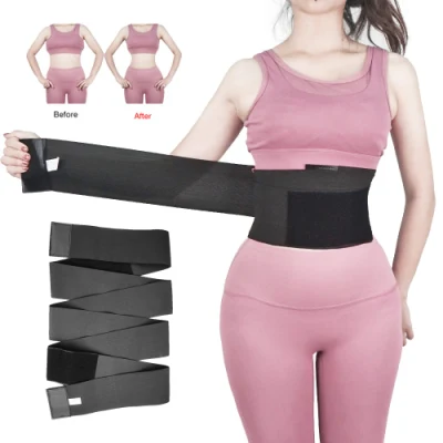 Taille Wraps Frauen Hohe Kompression Quick Snatch Bandage Schweiß Bauch Gewichtsverlust Unterstützung Band Body Wrap Taille Trainer Band