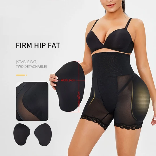 Großhandel Frauen Hohe Taille Butt Lifter Steuer Höschen Shapewear Gepolsterte Hüfte Enhancer Body Shaper Plus Größe